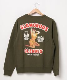 AVIREX | クルーネックスウェット グラマラス グレニス/LS CREW NECK SWEAT GLAMOROUS GLENNIS(スウェット)