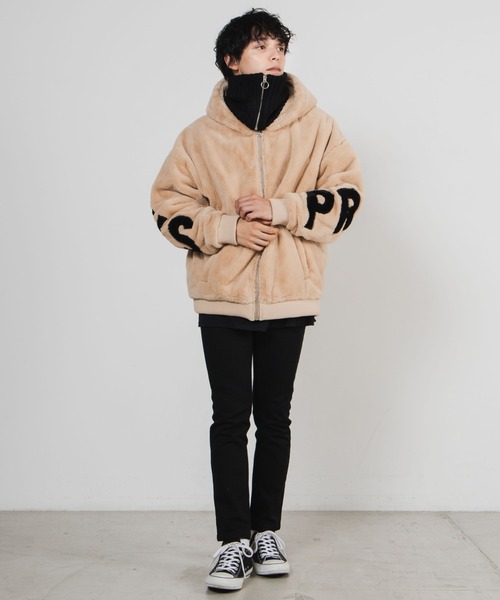 WEGO（ウィゴー）の「WEGO/リングジップネックウォーマー（ネックウォーマー/スヌード・メンズ・ブラック・FREE）」の3枚目の写真