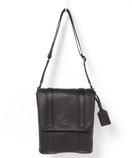 cow leather ショルダーバッグ たて長