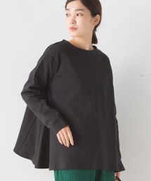 OMNES | バスク生地　裾フレア長袖Tシャツ(Tシャツ/カットソー)