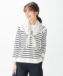 【洗える】ケイトフルニードルボーダー ニット