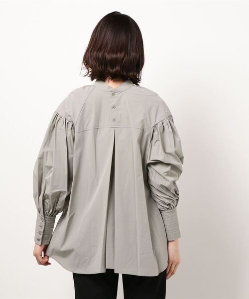 ライチ（ライチ）の「aurea/2wayボリュームスリーブブラウス（シャツ/ブラウス・レディース・グレー/ホワイト・FREE）」の6枚目の写真