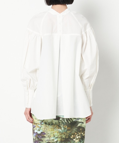 ライチ（ライチ）の「aurea/2wayボリュームスリーブブラウス（シャツ/ブラウス・レディース・グレー/ホワイト・FREE）」の13枚目の写真