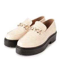 【残りわずか】チェーン付きマニッシュローファー
