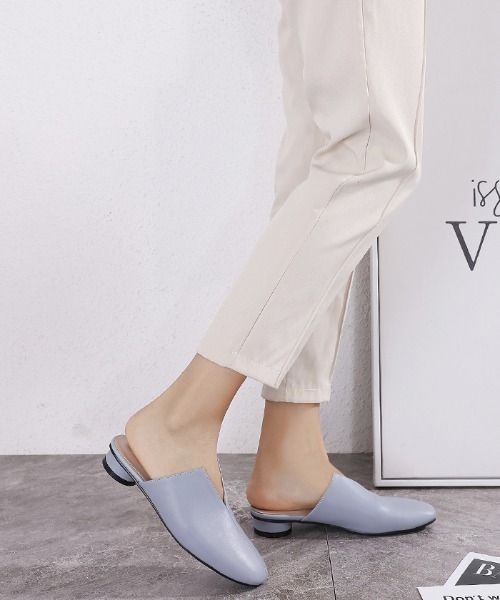 Futier land（フューティアランド）の「Vカットフラットサンダル（サンダル・レディース・アイボリー/ブラック/ブルー・36/37/38/39/40）」の18枚目の写真