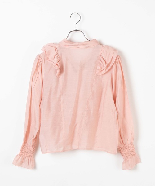 WEGO（ウィゴー）の「WEGO/ボウタイブラウス（シャツ/ブラウス・レディース・ホワイト/ピンク・FREE）」の6枚目の写真