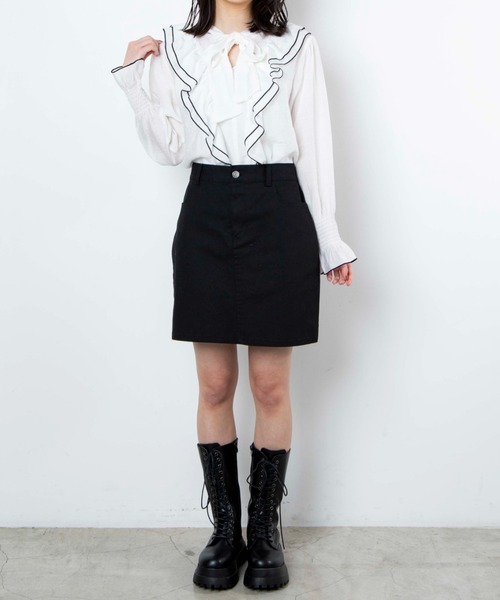 WEGO（ウィゴー）の「WEGO/ボウタイブラウス（シャツ/ブラウス・レディース・ホワイト/ピンク・FREE）」の13枚目の写真