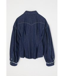 MOUSSY（マウジー）の「WAIST TUCK PANEL DENIM シャツ（シャツ