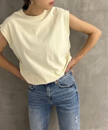 Shelly island | ピグメントノースリーブトップス(Tシャツ/カットソー)