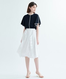 LANVIN en Bleu（ランバンオンブルー）の「プリーツフリル