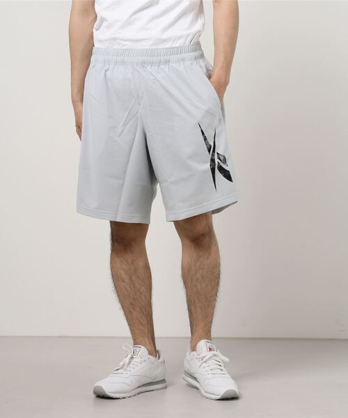 Reebok(リーボック)の「ワークアウト レディ グラフィック ショーツ / Workout Ready Graphic Shorts(その他パンツ・メンズ・グリーン/ブラック/ホワイト×ライトグレー/ネイビー・X-LARGE/XX-LARGE/MEDIUM/X-SMALL/LARGE/SMALL/XXX-LARGE)」の8枚目の写真