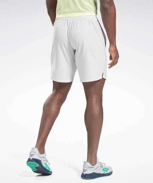 Reebok(リーボック)の「ワークアウト レディ グラフィック ショーツ / Workout Ready Graphic Shorts(その他パンツ・メンズ・グリーン/ブラック/ホワイト×ライトグレー/ネイビー・X-LARGE/XX-LARGE/MEDIUM/X-SMALL/LARGE/SMALL/XXX-LARGE)」の5枚目の写真