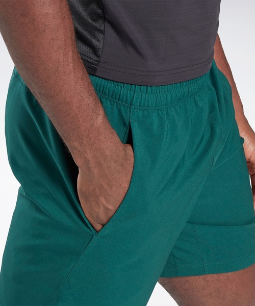 Reebok(リーボック)の「ワークアウト レディ グラフィック ショーツ / Workout Ready Graphic Shorts(その他パンツ・メンズ・グリーン/ブラック/ホワイト×ライトグレー/ネイビー・X-LARGE/XX-LARGE/MEDIUM/X-SMALL/LARGE/SMALL/XXX-LARGE)」の13枚目の写真