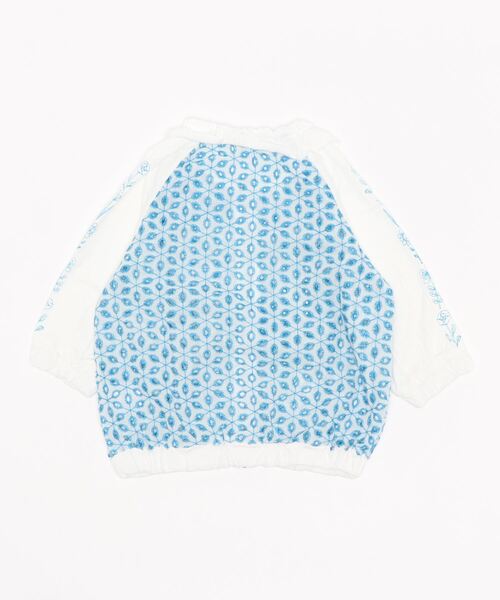 RAGMART（ラグマート）の「レースジップアップカーディガン（カーディガン/ボレロ・キッズ・ブルー/レッド/ブラック・110cm/100cm/120cm/130cm）」の4枚目の写真