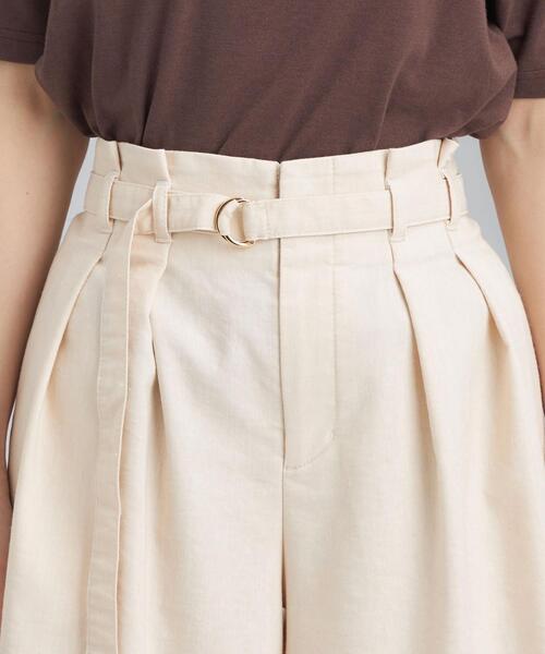 green label relaxing（グリーンレーベルリラクシング）の「SC デニムライク ハーフ パンツ（その他パンツ・レディース・ネイビー/オフホワイト・38/36）」の14枚目の写真