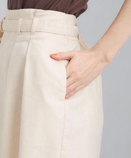 green label relaxing（グリーンレーベルリラクシング）の「SC デニムライク ハーフ パンツ（その他パンツ・レディース・ネイビー/オフホワイト・38/36）」の12枚目の写真