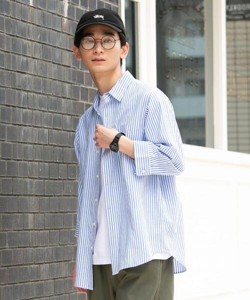 coen（コーエン）の「ヨクバリネン・チェック7分袖シャツ（シャツ/ブラウス・メンズ・ホワイト/オフホワイト/ライトブルー/ネイビー・LARGE/MEDIUM/X-LARGE/SMALL）」の10枚目の写真