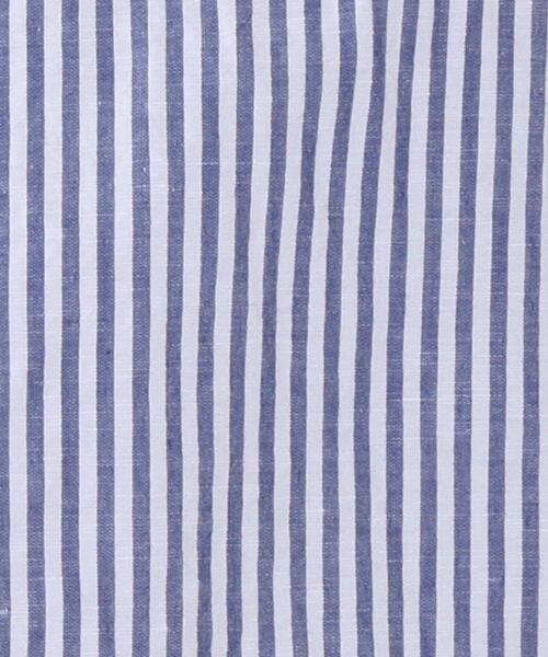 coen（コーエン）の「ヨクバリネン・チェック7分袖シャツ（シャツ/ブラウス・メンズ・ホワイト/オフホワイト/ライトブルー/ネイビー・LARGE/MEDIUM/X-LARGE/SMALL）」の22枚目の写真