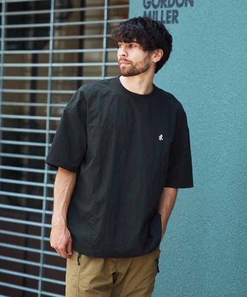 Gramicci（グラミチ）の「gramicci SHELL CAMP TEE (グラミチ )(3colors)(GUJK-21S042)（Tシャツ/カットソー・メンズ・オリーブ/ブラック/タン・XL/M/S/L）」の2枚目の写真