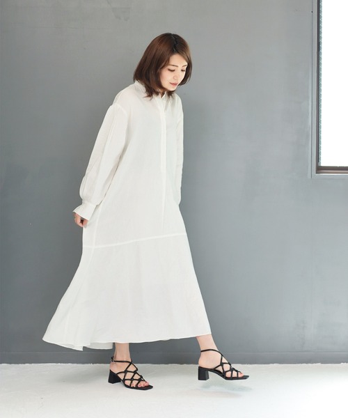 SESTO(セスト)の「編み上げストラップミドルヒールサンダル(サンダル・レディース・ブラック/レッド/アイボリー/キャメル・LL/3L/S/M/L)」の12枚目の写真