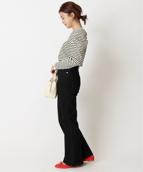 U by SPICK&SPAN(ユーバイスピックアンドスパン)の「≪追加≫ハイウエストフレアデニム2◆(デニムパンツ・レディース・ブラック/ブルー・34/36/38)」の20枚目の写真