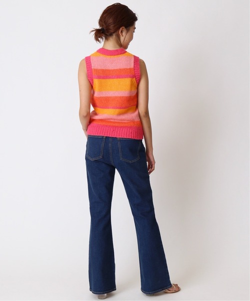 U by SPICK&SPAN(ユーバイスピックアンドスパン)の「≪追加≫ハイウエストフレアデニム2◆(デニムパンツ・レディース・ブラック/ブルー・34/36/38)」の21枚目の写真