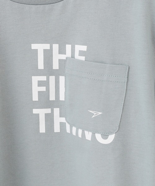 瞬足（シュンソク）の「【KIDS】【瞬足】シルケット天竺ポケットTee（Tシャツ/カットソー・キッズ・ホワイト系その他/ミント/ダークグレー・SMALL/MEDIUM/LARGE/X-LARGE）」の5枚目の写真