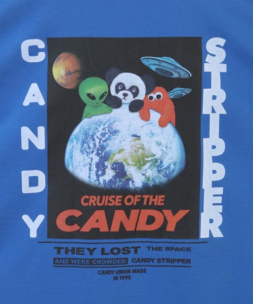Candy Stripper（キャンディストリッパー）の「PEPE'S SPACE TOUR BIG Tシャツ（Tシャツ/カットソー・レディース・ブルー/オレンジ/オフホワイト/ブラック・2）」の10枚目の写真
