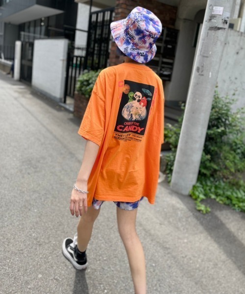 Candy Stripper（キャンディストリッパー）の「PEPE'S SPACE TOUR BIG Tシャツ（Tシャツ/カットソー・レディース・ブルー/オレンジ/オフホワイト/ブラック・2）」の15枚目の写真
