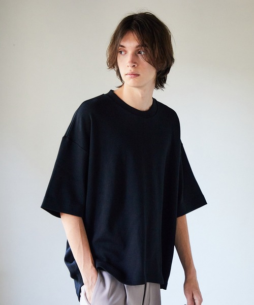 UNITED TOKYO(ユナイテッドトウキョウ)の「suvinクワトロムースTシャツ(Tシャツ/カットソー・メンズ・ブラック/アイボリー/グレー/ベージュ・1/2/3)」の9枚目の写真