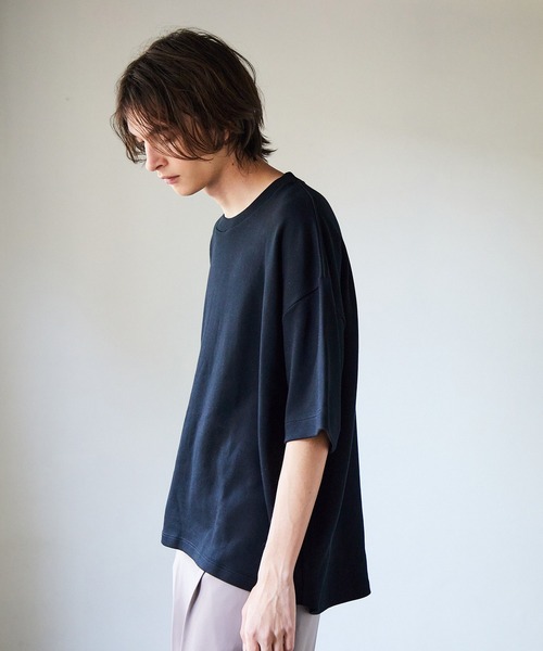 UNITED TOKYO(ユナイテッドトウキョウ)の「suvinクワトロムースTシャツ(Tシャツ/カットソー・メンズ・ブラック/アイボリー/グレー/ベージュ・1/2/3)」の6枚目の写真