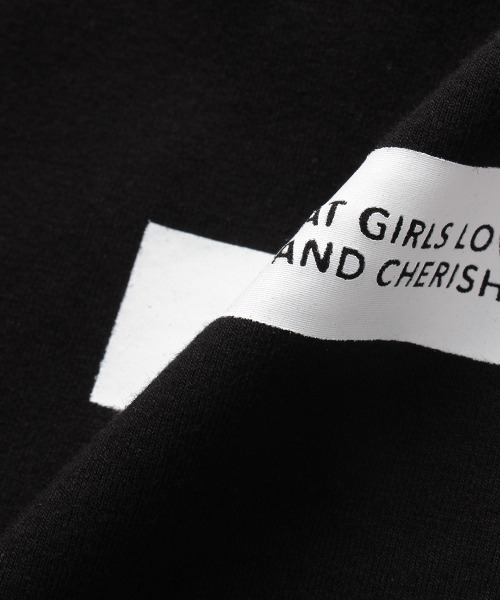 by LOVEiT（バイラビット）の「衿スリットロゴプリントTシャツ（Tシャツ/カットソー・キッズ・ラベンダー/ブラック/ホワイト・120cm/160cm/150cm/130cm/140cm）」の11枚目の写真