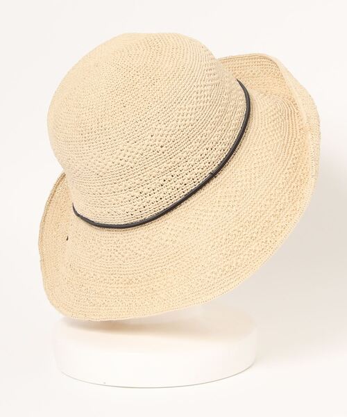 m.soeur(エムスール)の「レザーリボンハット*コサージュ付き(ハット・レディース・ブラック・FREE)」の5枚目の写真