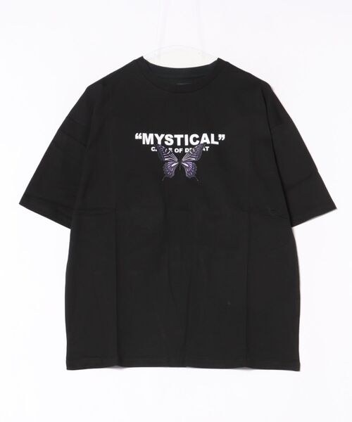 JUGLANS(ユグランス)の「【RINGS】バックバタフライルーズTEE(Tシャツ/カットソー・メンズ・ホワイト/ブラック・M/L/XL)」の2枚目の写真