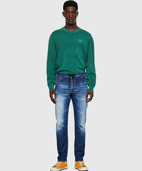 DIESEL(ディーゼル)の「DIESEL FW21 メンズ ジョグツイル テーパード ヴィンテージ(デニムパンツ・メンズ・インディゴブルー・34inch/36inch/38inch/40inch)」の4枚目の写真