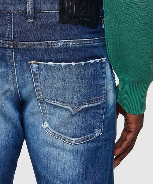 DIESEL(ディーゼル)の「DIESEL FW21 メンズ ジョグツイル テーパード ヴィンテージ(デニムパンツ・メンズ・インディゴブルー・34inch/36inch/38inch/40inch)」の5枚目の写真