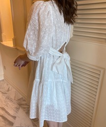 one after another NICE CLAUP | バックリボン袖コンシャスチュニック(チュニック)