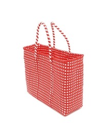 カゴバッグ レトラ メルカドバック 赤 レッド MERCADO BAG - ROMBO - Red / White (S) | Letra｜レトラ公式通販