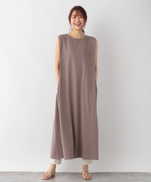 肩タックバックフレアワンピース/950295