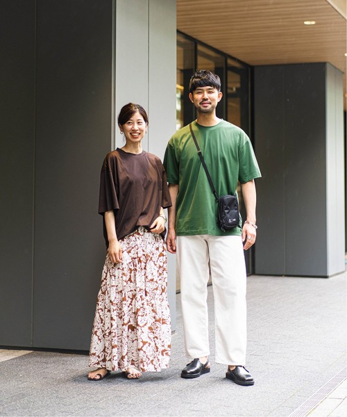 EDIFICE（エディフィス）の「《再入荷》【ATON/エイトン】SUVIN60/2 OVERSIZED Tシャツ（Tシャツ/カットソー・メンズ・ホワイト/チャコールグレー/ブラック/ブラウン/ピンク/ライトグリーン・4/6）」の7枚目の写真