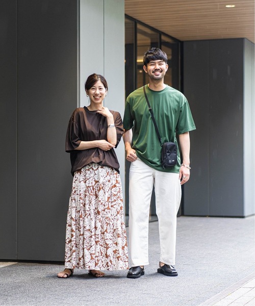 EDIFICE（エディフィス）の「《再入荷》【ATON/エイトン】SUVIN60/2 OVERSIZED Tシャツ（Tシャツ/カットソー・メンズ・ホワイト/チャコールグレー/ブラック/ブラウン/ピンク/ライトグリーン・4/6）」の8枚目の写真