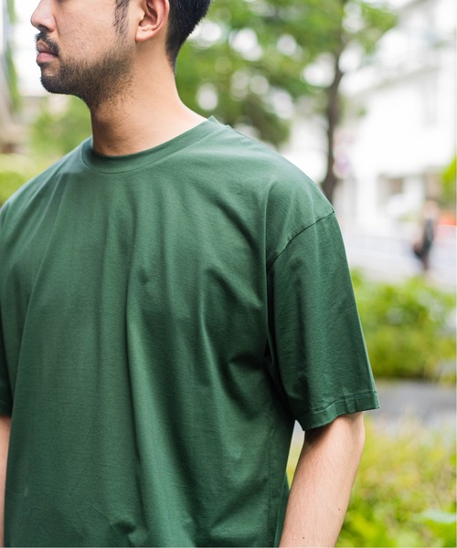 EDIFICE（エディフィス）の「《再入荷》【ATON/エイトン】SUVIN60/2 OVERSIZED Tシャツ（Tシャツ/カットソー・メンズ・ホワイト/チャコールグレー/ブラック/ブラウン/ピンク/ライトグリーン・4/6）」の11枚目の写真