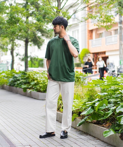 EDIFICE（エディフィス）の「《再入荷》【ATON/エイトン】SUVIN60/2 OVERSIZED Tシャツ（Tシャツ/カットソー・メンズ・ホワイト/チャコールグレー/ブラック/ブラウン/ピンク/ライトグリーン・4/6）」の9枚目の写真