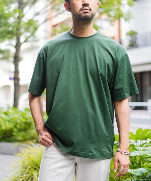 EDIFICE（エディフィス）の「《再入荷》【ATON/エイトン】SUVIN60/2 OVERSIZED Tシャツ（Tシャツ/カットソー・メンズ・ホワイト/チャコールグレー/ブラック/ブラウン/ピンク/ライトグリーン・4/6）」の12枚目の写真