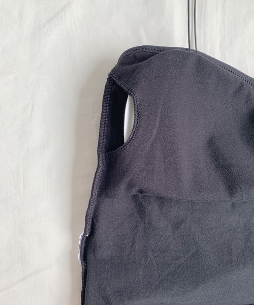 CLEA（クレア）の「カップ付きスキニーストラップキャミソール（キャミソール・レディース・ホワイト/ブラック/サックスブルー/ピンク/ブラウン・FREE）」の7枚目の写真