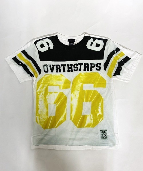 OVER THE STRIPES(オーバーザストライプス)の「OVER THE STRiPES オーバーザストライプス 66pt 66プリントTシャツ(Tシャツ/カットソー・メンズ・ホワイト・LARGE)」の3枚目の写真
