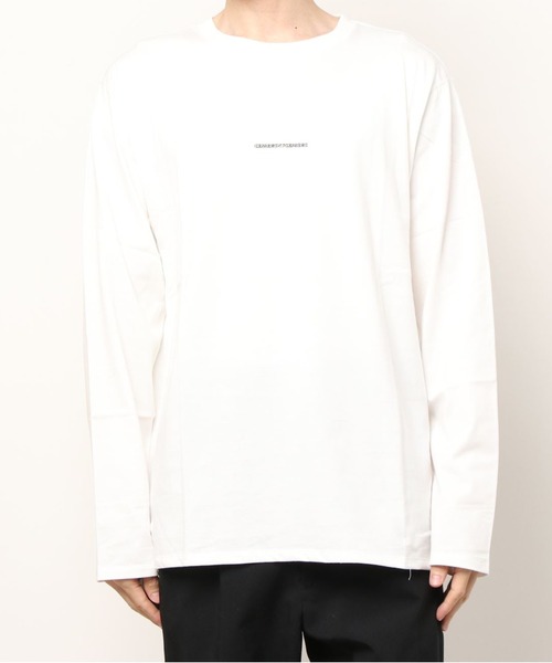 DRESSEDUNDRESSED（ドレスドアンドレスド）の「Invert Logo Embroidery Long Sleeve T-Shirt（Tシャツ/カットソー・メンズ・ホワイト/ブラック・2/4/3）」の12枚目の写真