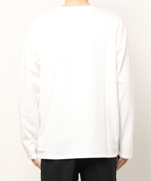 DRESSEDUNDRESSED（ドレスドアンドレスド）の「Invert Logo Embroidery Long Sleeve T-Shirt（Tシャツ/カットソー・メンズ・ホワイト/ブラック・2/4/3）」の13枚目の写真