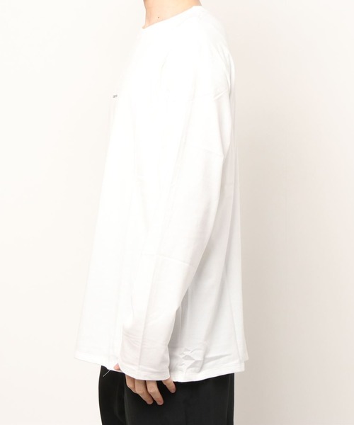 DRESSEDUNDRESSED（ドレスドアンドレスド）の「Invert Logo Embroidery Long Sleeve T-Shirt（Tシャツ/カットソー・メンズ・ホワイト/ブラック・2/4/3）」の14枚目の写真