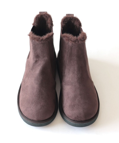 RiiiKa(リーカ)の「【RiiiKa/リーカ】サイドゴアファーブーツ(ブーツ・レディース・アイボリー/ブラック/ブラウン・22.5cm/23.5cm/24.5cm/24.5㎝)」の12枚目の写真